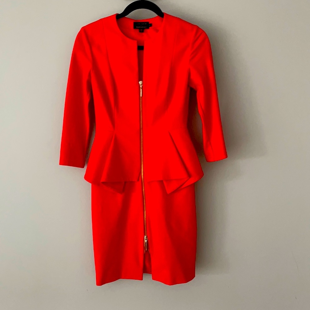 Ted Baker peplum dress